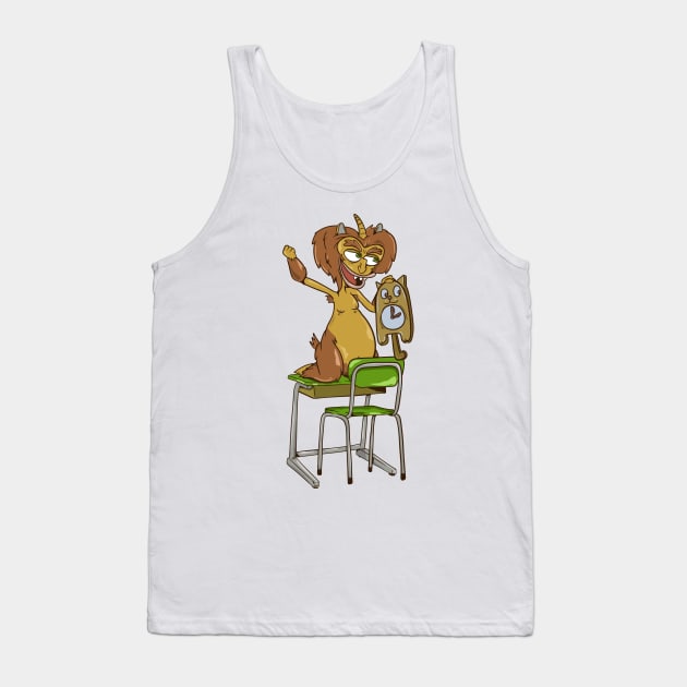 MAURY hormone monster with cat clock Tank Top by LICENSEDLEGIT